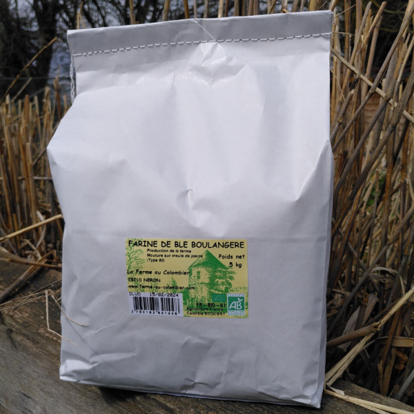 Farine de blé T80 Bio - Terroirs véganes
