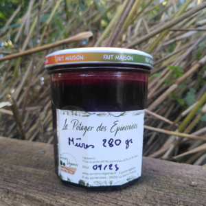 Confiture de mûres sauvages - récolte 2024 - Terroirs Véganes