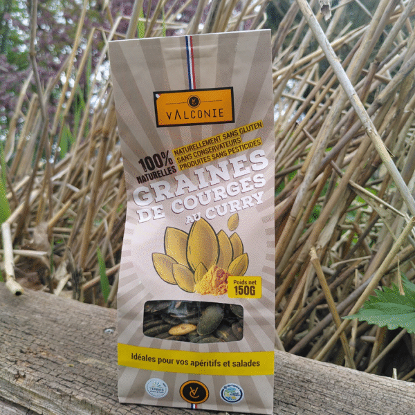 Graines de courge curry - 150 gr