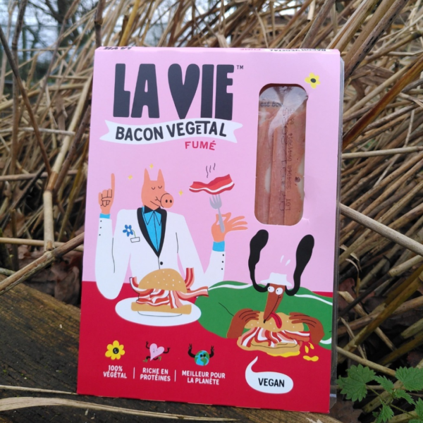 Bacon Végétal Fumé - La Vie - 120 gr