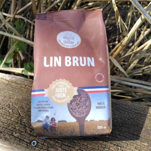 Graines de lin brun  HVE - 300 gr
